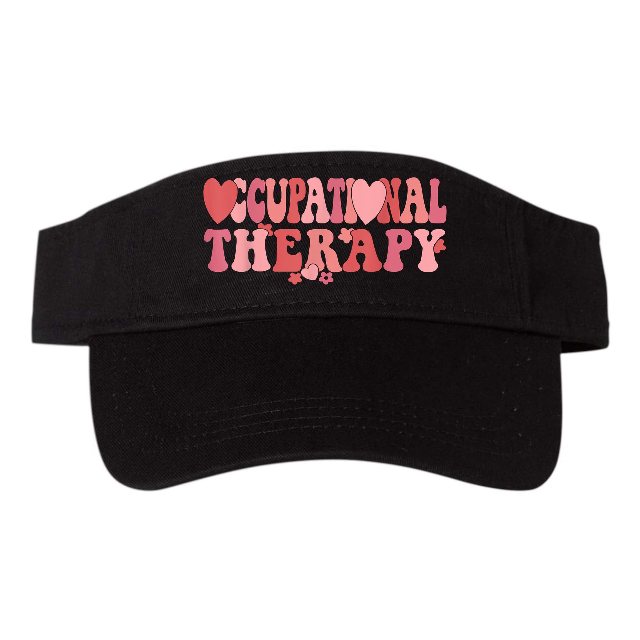 Retro Occupational Therapy Therapist Valentine's Day Therapist OT Visor