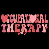Retro Occupational Therapy Therapist Valentine's Day Therapist OT Visor