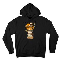 Reading Octopus Tea Coffee And Books Gift Hoodie