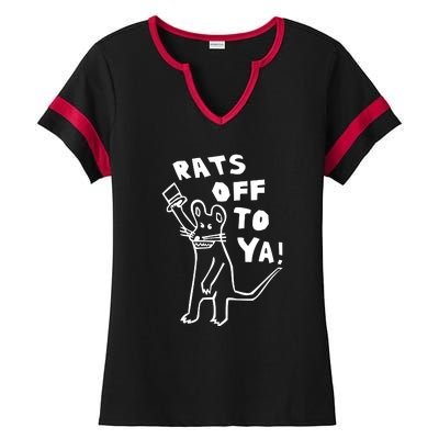 Rats Off To Ya! Ladies Halftime Notch Neck Tee