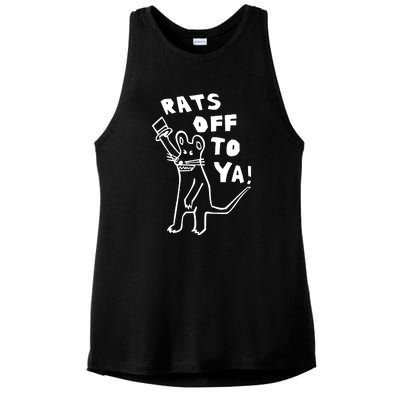 Rats Off To Ya! Ladies PosiCharge Tri-Blend Wicking Tank