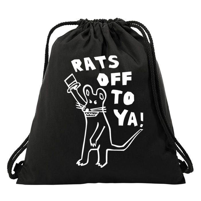 Rats Off To Ya! Drawstring Bag