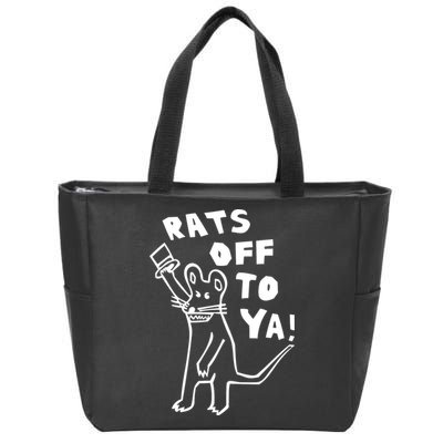 Rats Off To Ya! Zip Tote Bag