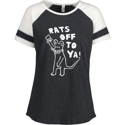 Rats Off To Ya! Enza Ladies Jersey Colorblock Tee