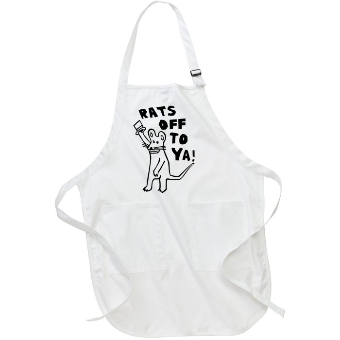 Rats Off To Ya! Full-Length Apron With Pockets