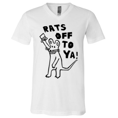 Rats Off To Ya! V-Neck T-Shirt