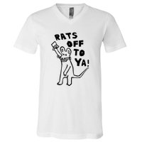 Rats Off To Ya! V-Neck T-Shirt