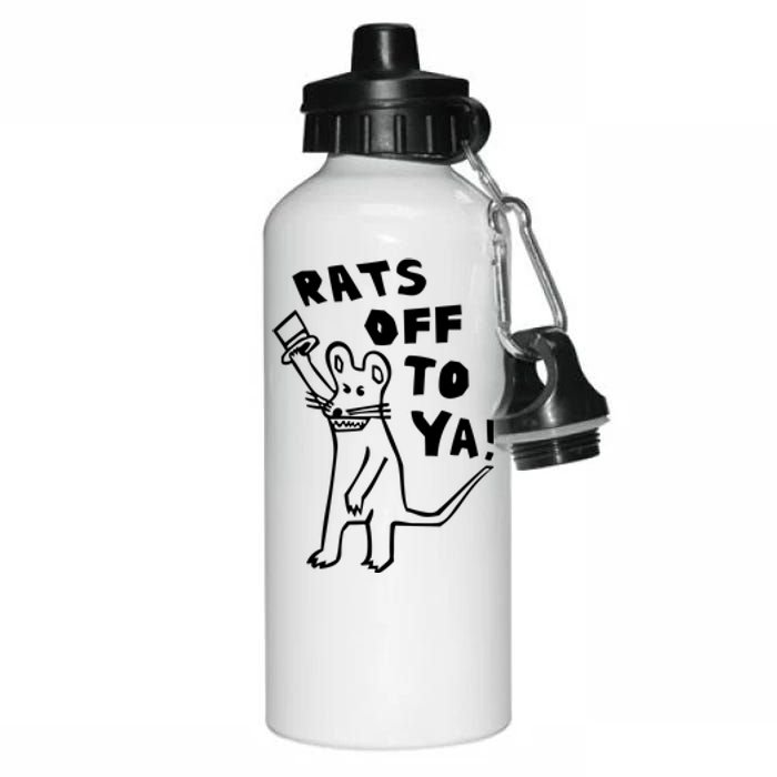 Rats Off To Ya! Aluminum Water Bottle