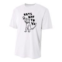 Rats Off To Ya! Youth Performance Sprint T-Shirt