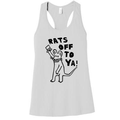 Rats Off To Ya! Women's Racerback Tank