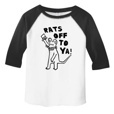 Rats Off To Ya! Toddler Fine Jersey T-Shirt