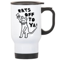 Rats Off To Ya! Stainless Steel Travel Mug