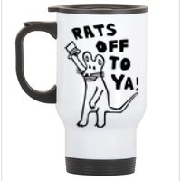 Rats Off To Ya! Stainless Steel Travel Mug