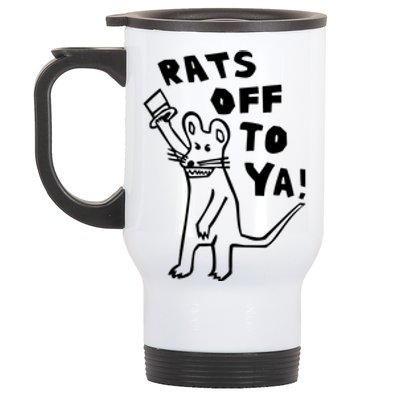 Rats Off To Ya! Stainless Steel Travel Mug