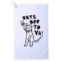 Rats Off To Ya! Platinum Collection Golf Towel