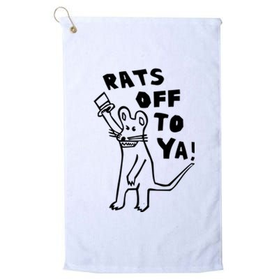 Rats Off To Ya! Platinum Collection Golf Towel