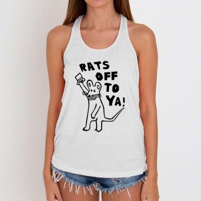 Rats Off To Ya! Women's Knotted Racerback Tank