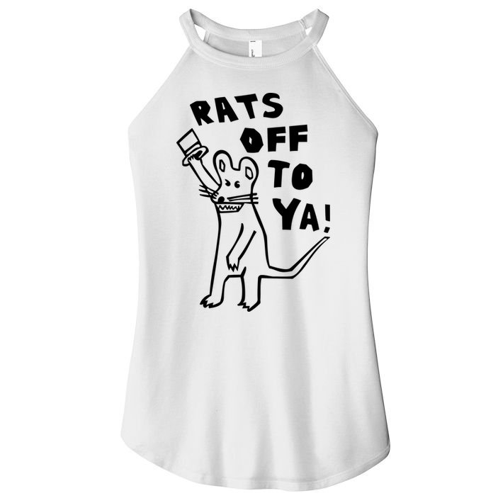 Rats Off To Ya! Women's Perfect Tri Rocker Tank