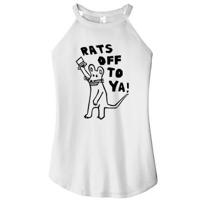 Rats Off To Ya! Women's Perfect Tri Rocker Tank