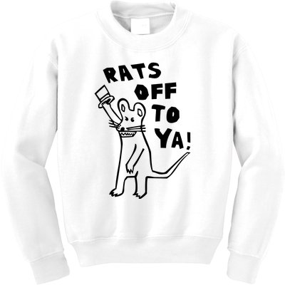 Rats Off To Ya! Kids Sweatshirt