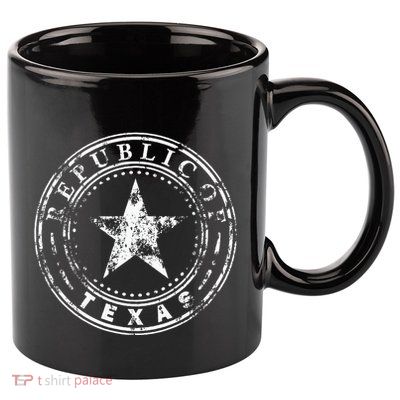 Republic Of Texas 11oz C Handle Ceramic Mug