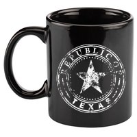 Republic Of Texas 11oz C Handle Ceramic Mug