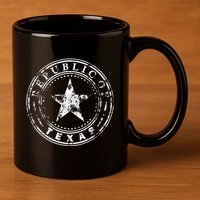 Republic Of Texas 11oz C Handle Ceramic Mug