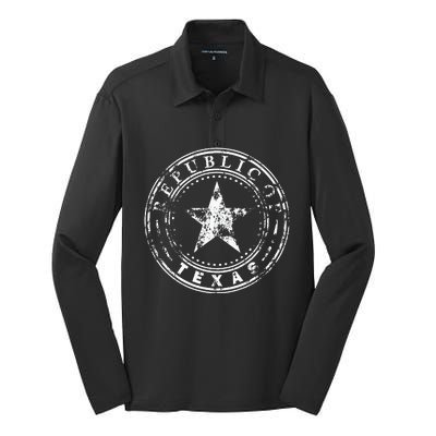 Republic Of Texas Silk Touch Performance Long Sleeve Polo