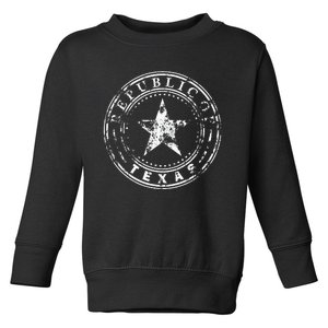 Republic Of Texas Toddler Sweatshirt