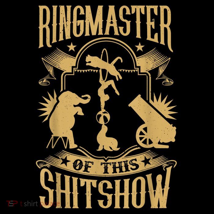 Ringmaster Of This Shitshow Elephant Circus Button