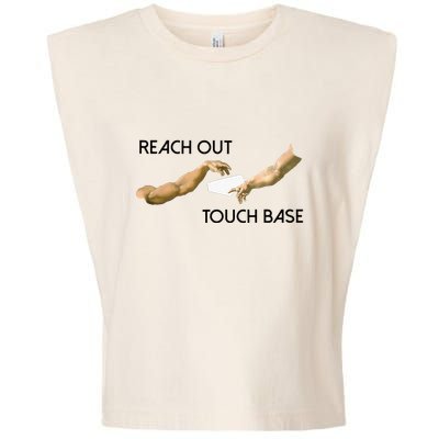 Reach Out Touch Base Tech Jargonslang Garment-Dyed Women's Muscle Tee