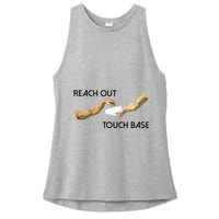 Reach Out Touch Base Tech Jargonslang Ladies PosiCharge Tri-Blend Wicking Tank