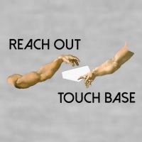 Reach Out Touch Base Tech Jargonslang Ladies PosiCharge Tri-Blend Wicking Tank