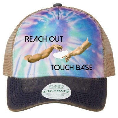 Reach Out Touch Base Tech Jargonslang Legacy Tie Dye Trucker Hat