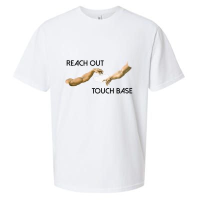 Reach Out Touch Base Tech Jargonslang Sueded Cloud Jersey T-Shirt