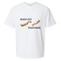 Reach Out Touch Base Tech Jargonslang Sueded Cloud Jersey T-Shirt