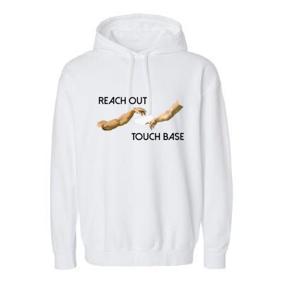 Reach Out Touch Base Tech Jargonslang Garment-Dyed Fleece Hoodie
