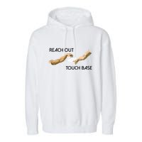 Reach Out Touch Base Tech Jargonslang Garment-Dyed Fleece Hoodie
