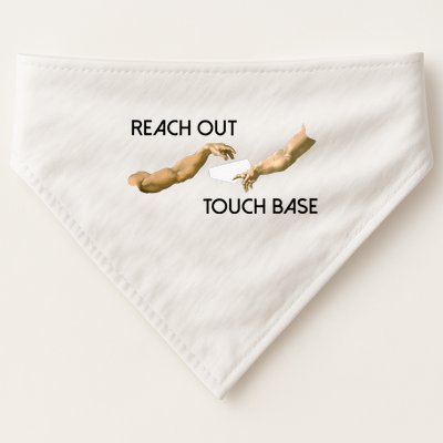 Reach Out Touch Base Tech Jargonslang USA-Made Doggie Bandana