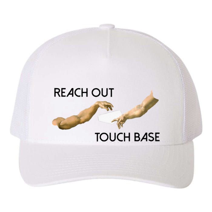 Reach Out Touch Base Tech Jargonslang Yupoong Adult 5-Panel Trucker Hat
