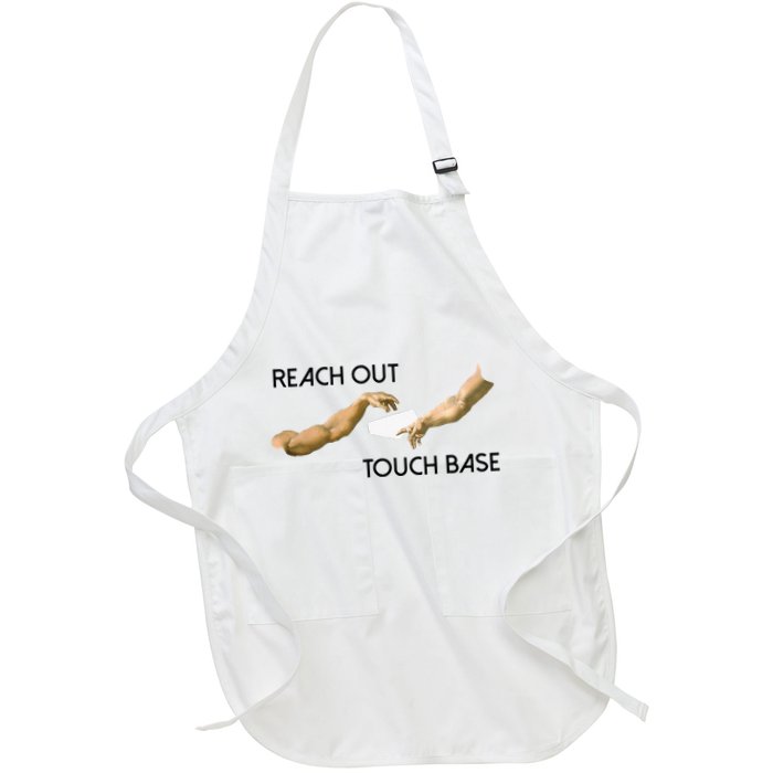 Reach Out Touch Base Tech Jargonslang Apron