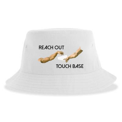 Reach Out Touch Base Tech Jargonslang Sustainable Bucket Hat