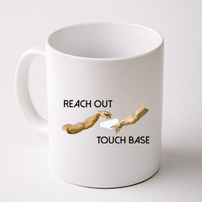 Reach Out Touch Base Tech Jargonslang Coffee Mug