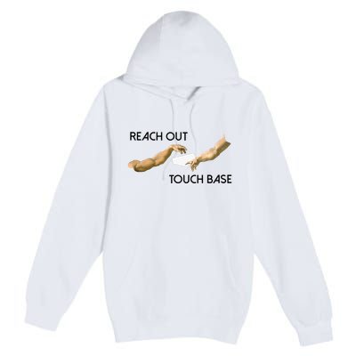 Reach Out Touch Base Tech Jargonslang Premium Pullover Hoodie