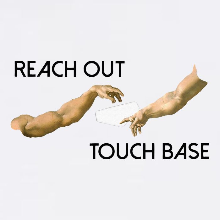 Reach Out Touch Base Tech Jargonslang Mousepad