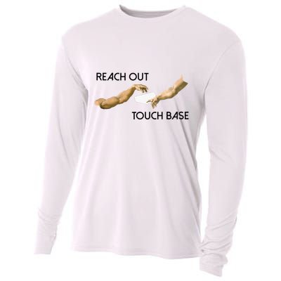 Reach Out Touch Base Tech Jargonslang Cooling Performance Long Sleeve Crew