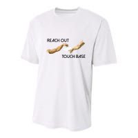 Reach Out Touch Base Tech Jargonslang Youth Performance Sprint T-Shirt
