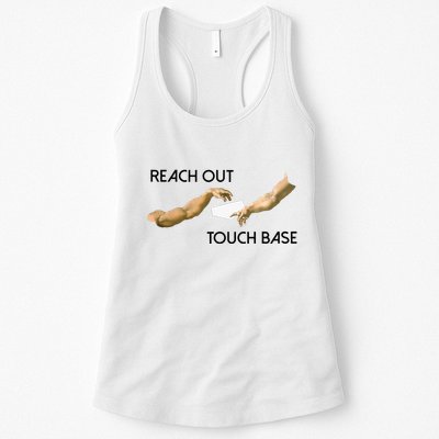 Reach Out Touch Base Tech Jargonslang Womens Tank Top