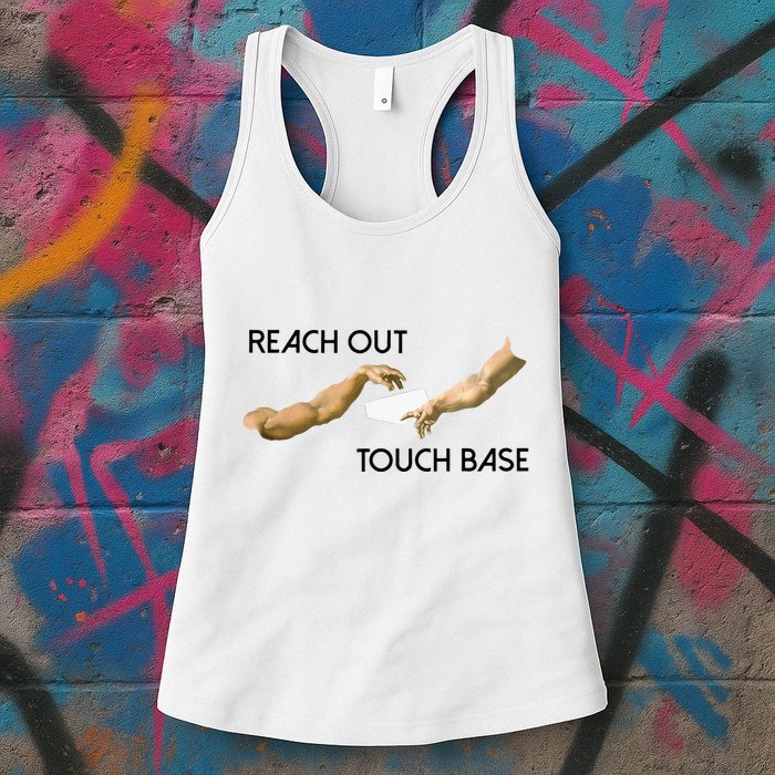 Reach Out Touch Base Tech Jargonslang Womens Tank Top