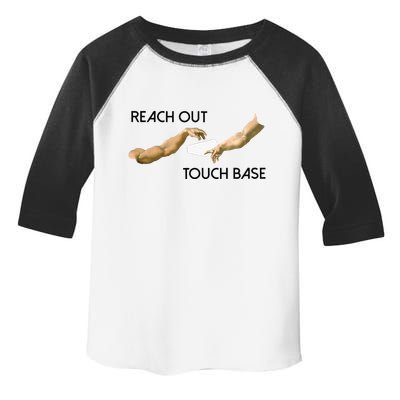 Reach Out Touch Base Tech Jargonslang Toddler Fine Jersey T-Shirt